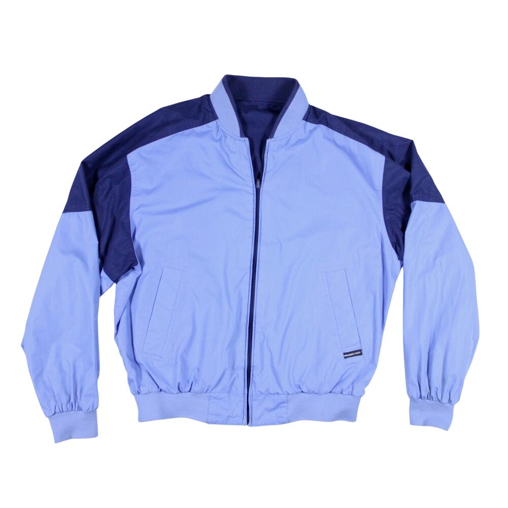 Vintage 80s Member's Only Jacket  blue navy sz M/L reversible Stranger Things